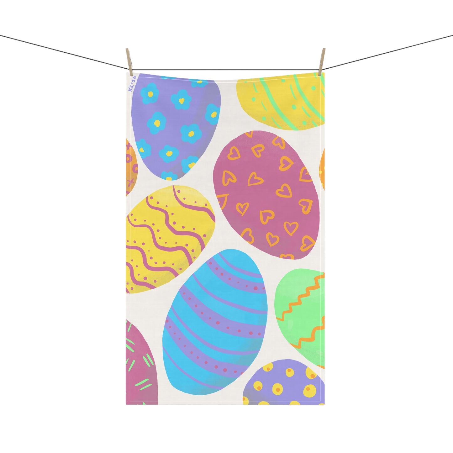 Easter Egg Kitchen Towel