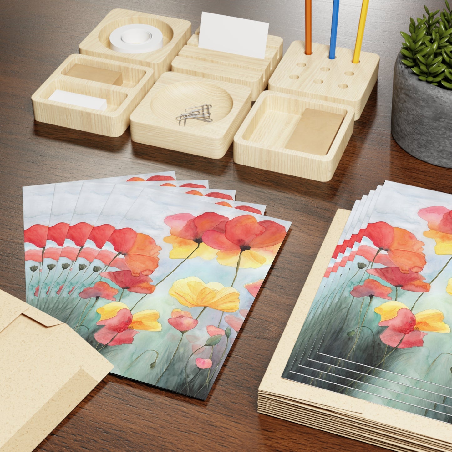 Poppies Greeting Card