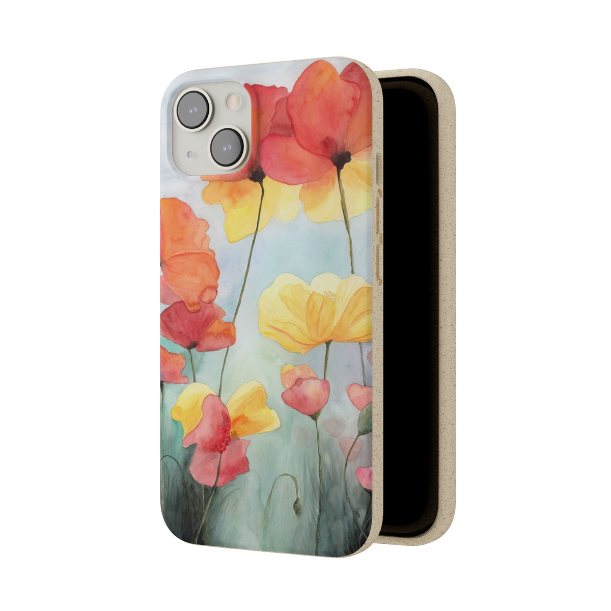 Poppies Biodegradable iPhone Case