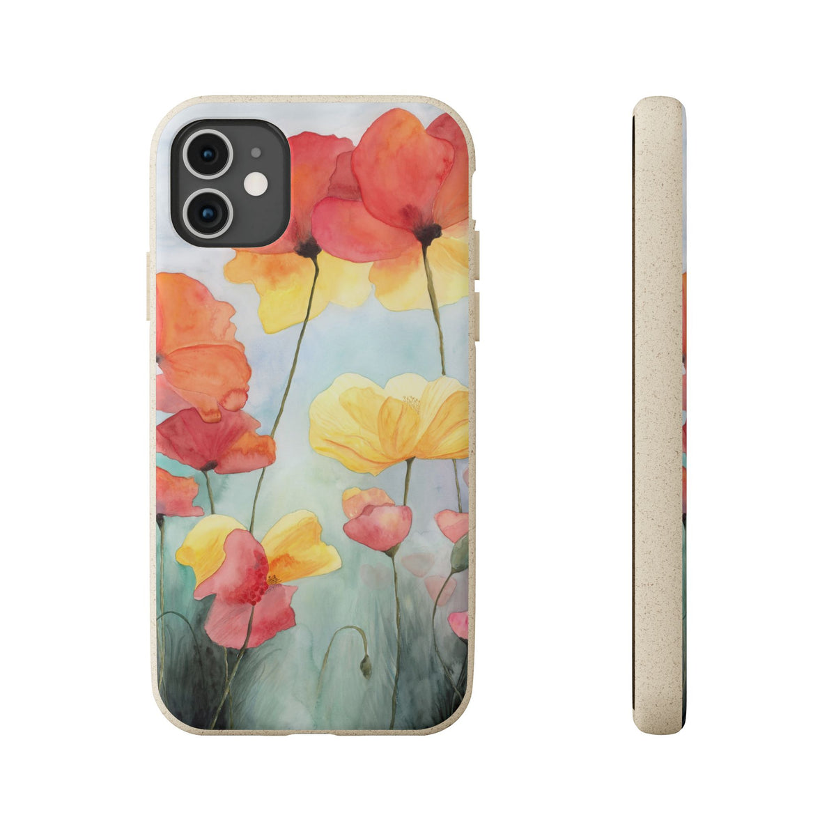 Poppies Biodegradable iPhone Case