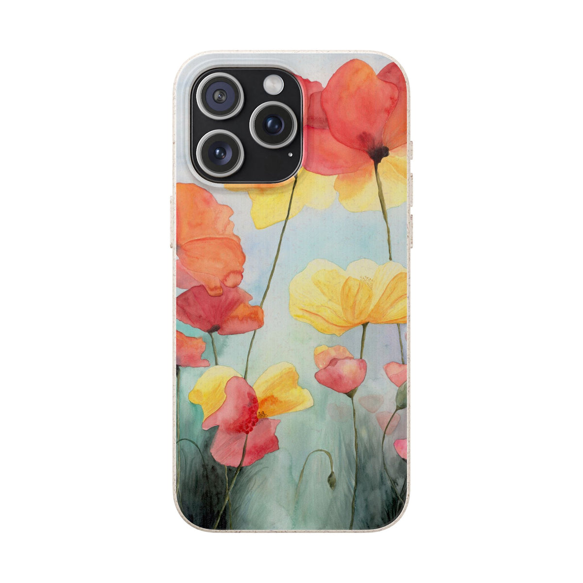 Poppies Biodegradable iPhone Case