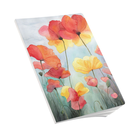 Poppies Softcover Journal