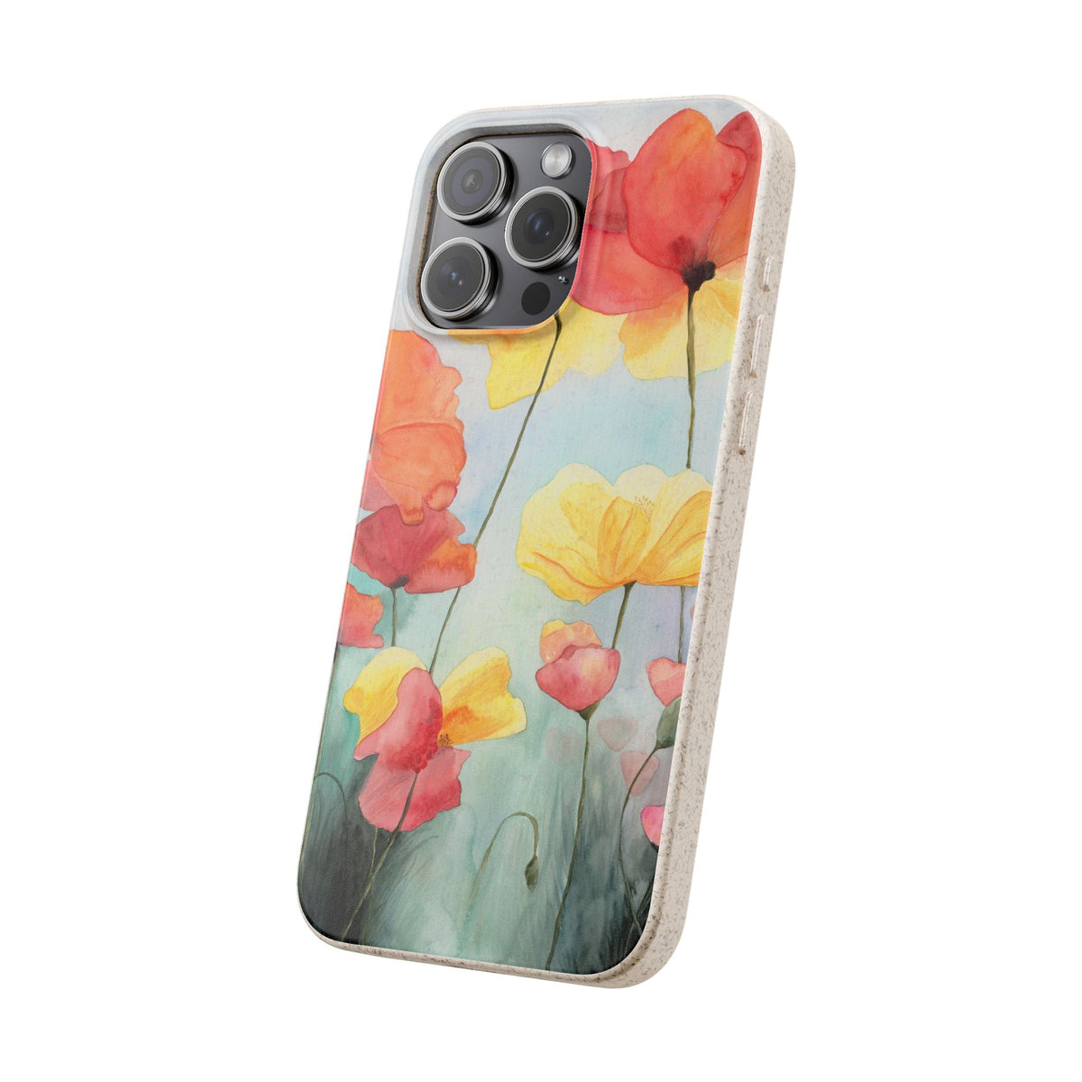 Poppies Biodegradable iPhone Case