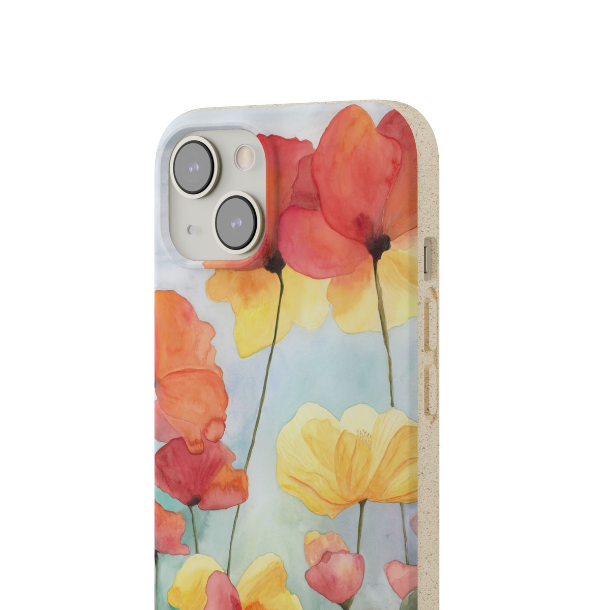 Poppies Biodegradable iPhone Case