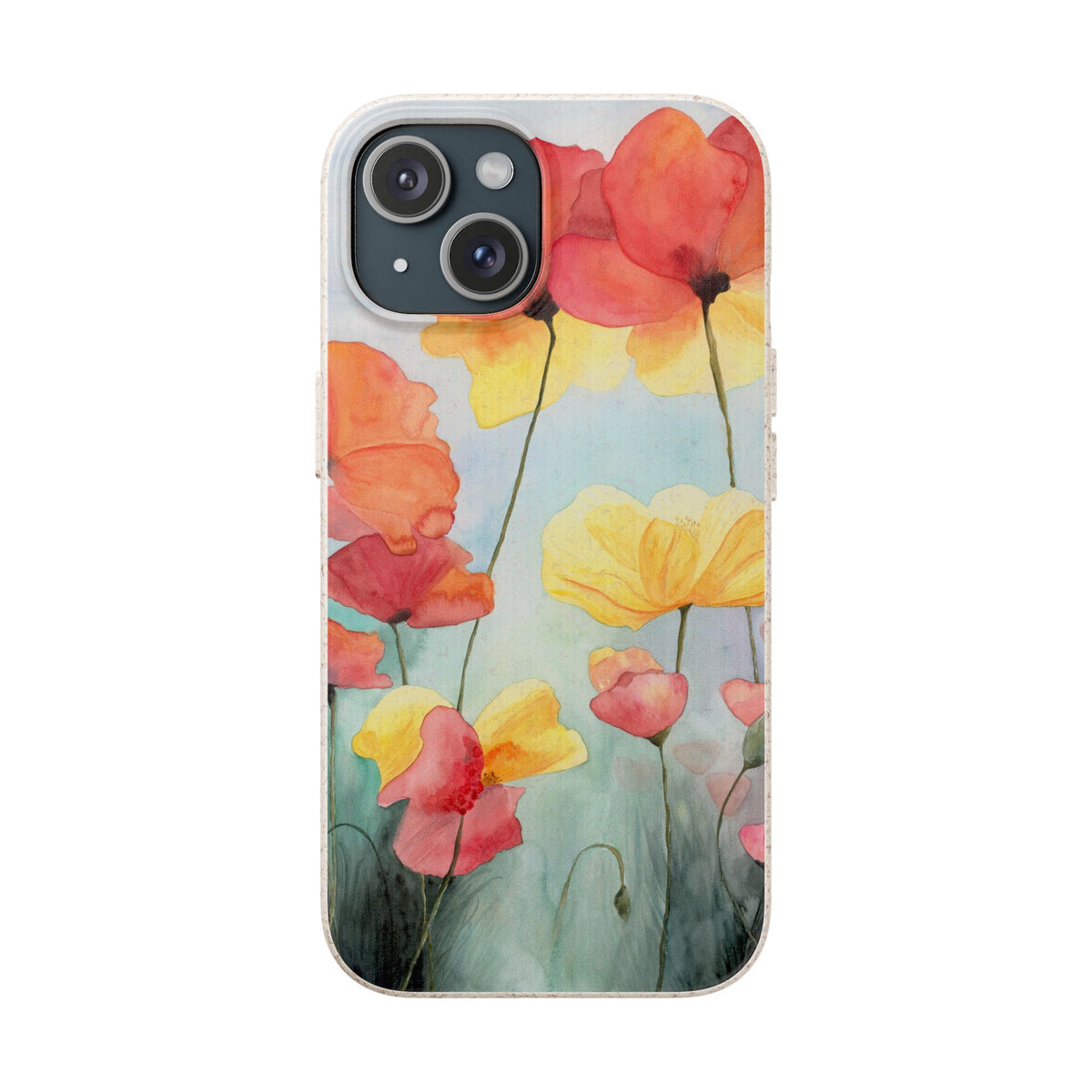 Poppies Biodegradable iPhone Case