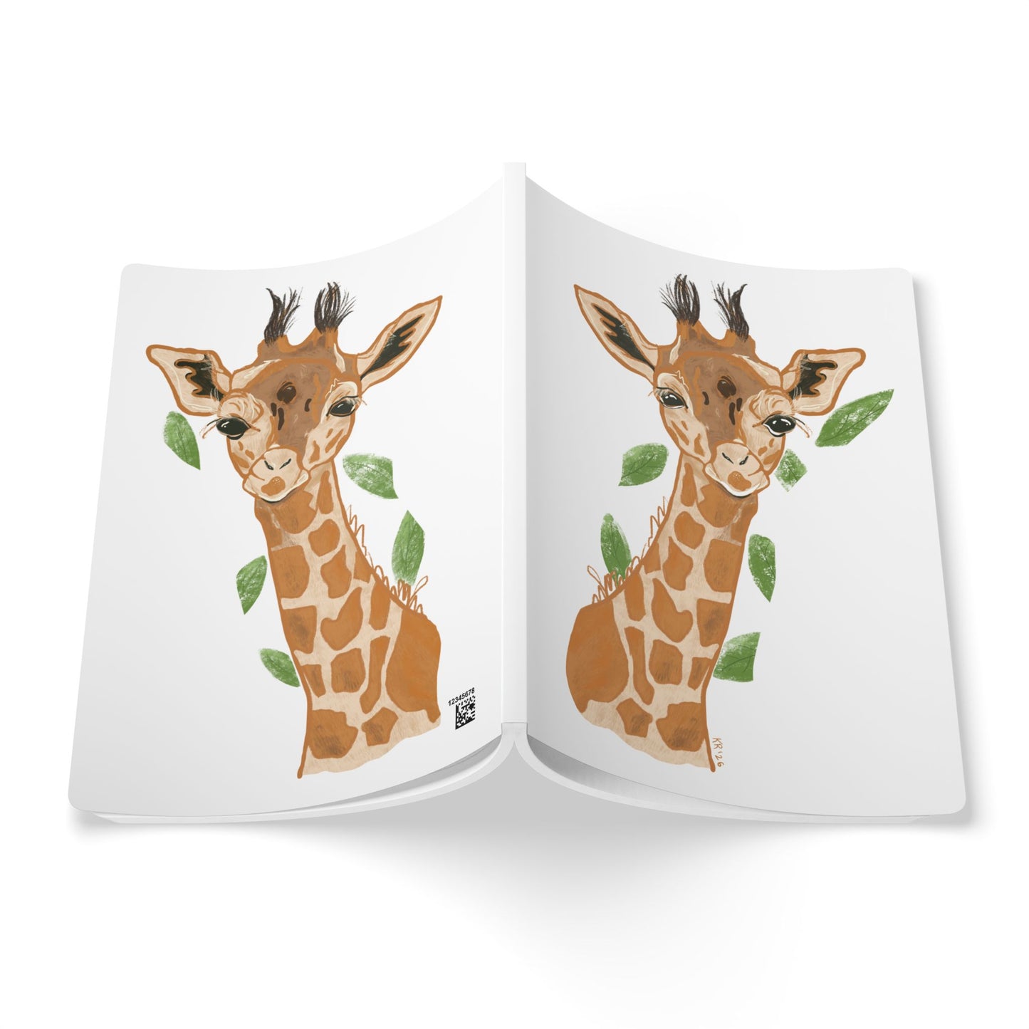 Giraffe Softcover Journal