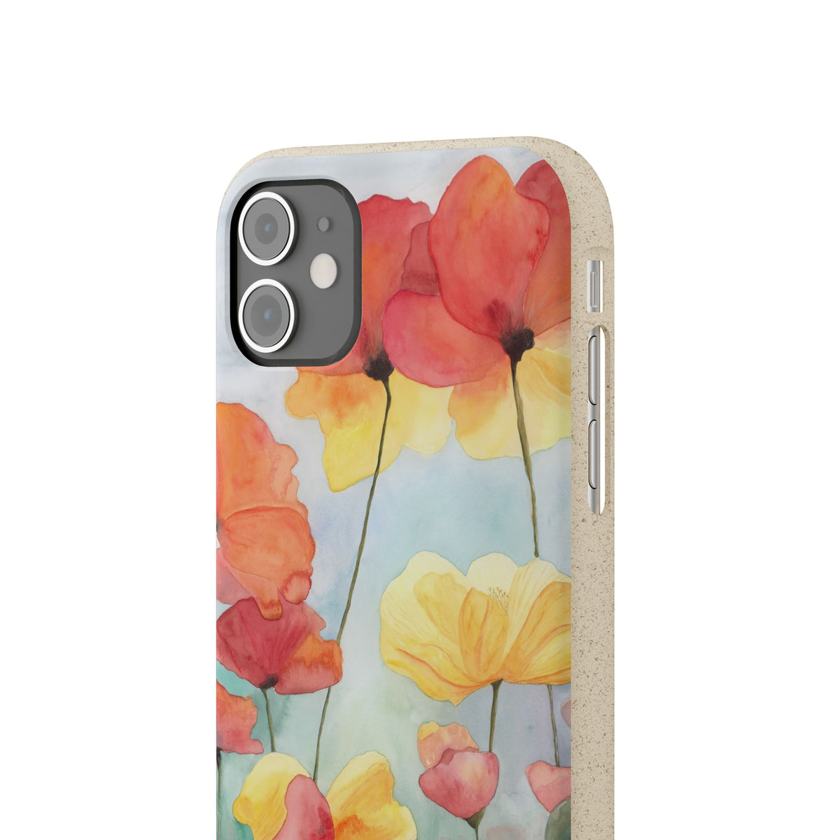 Poppies Biodegradable iPhone Case