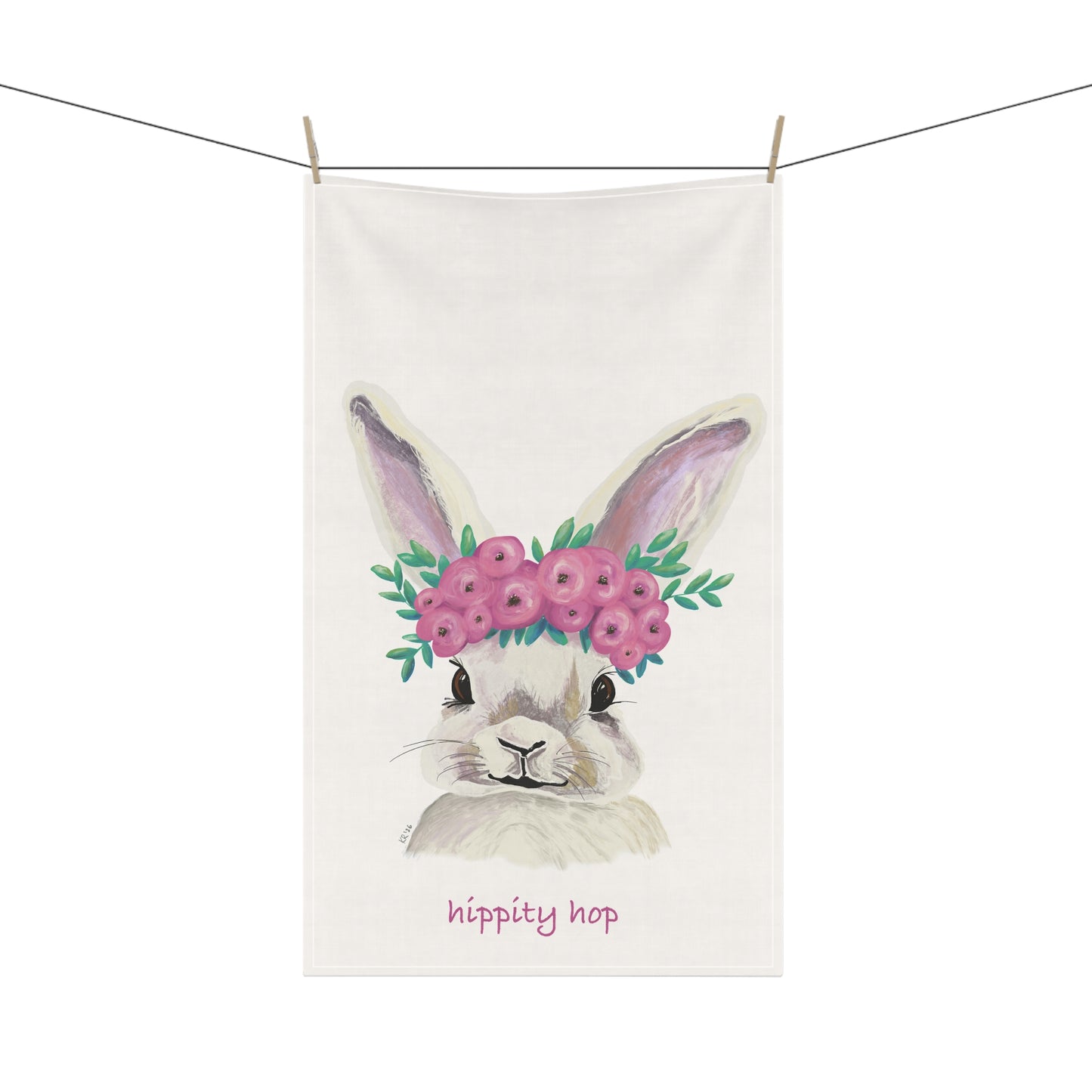 Bunny Tea Towel