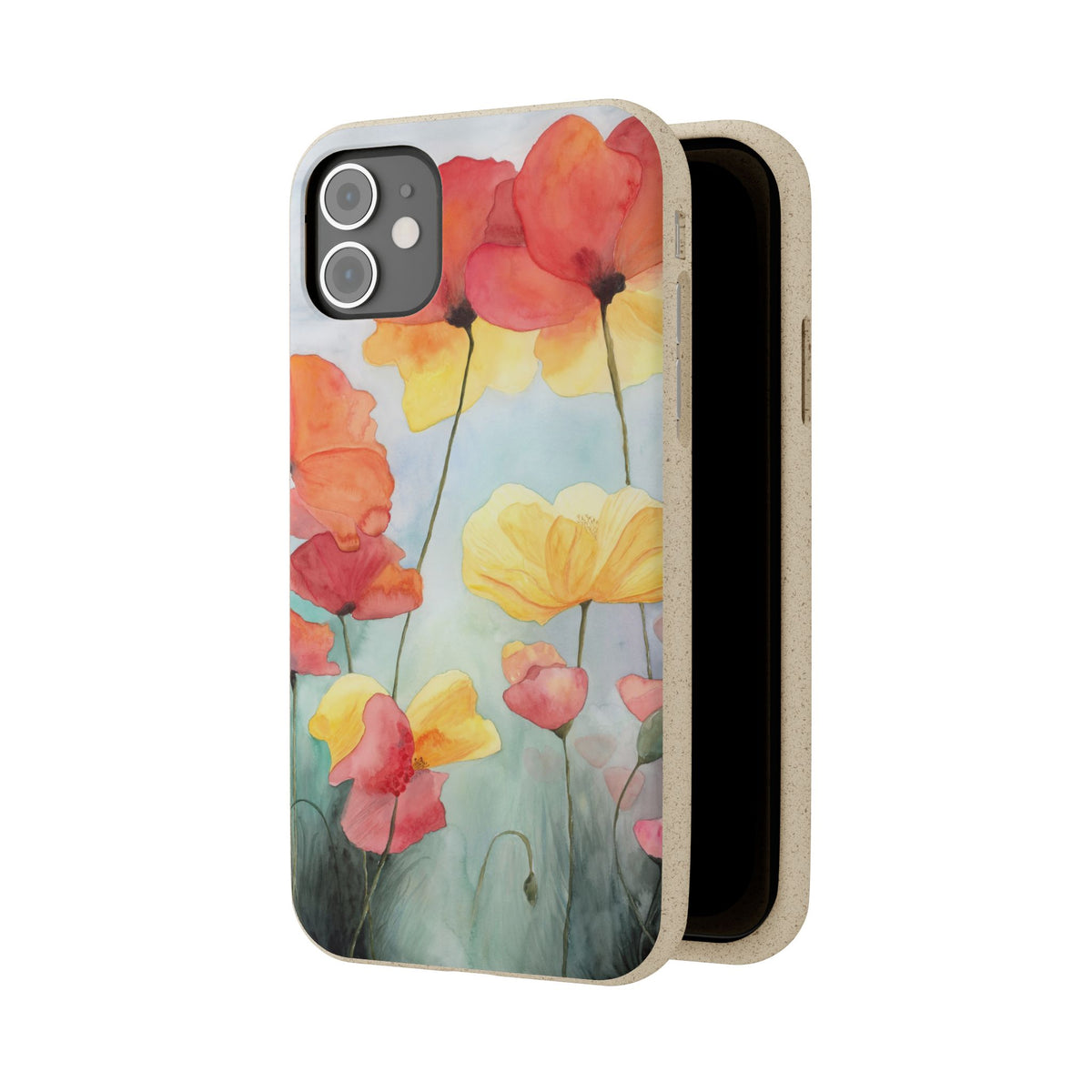 Poppies Biodegradable iPhone Case