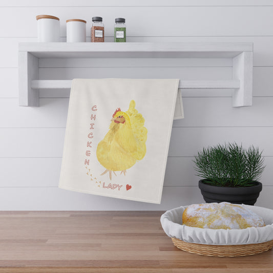 Chicken Lady Tea Towel