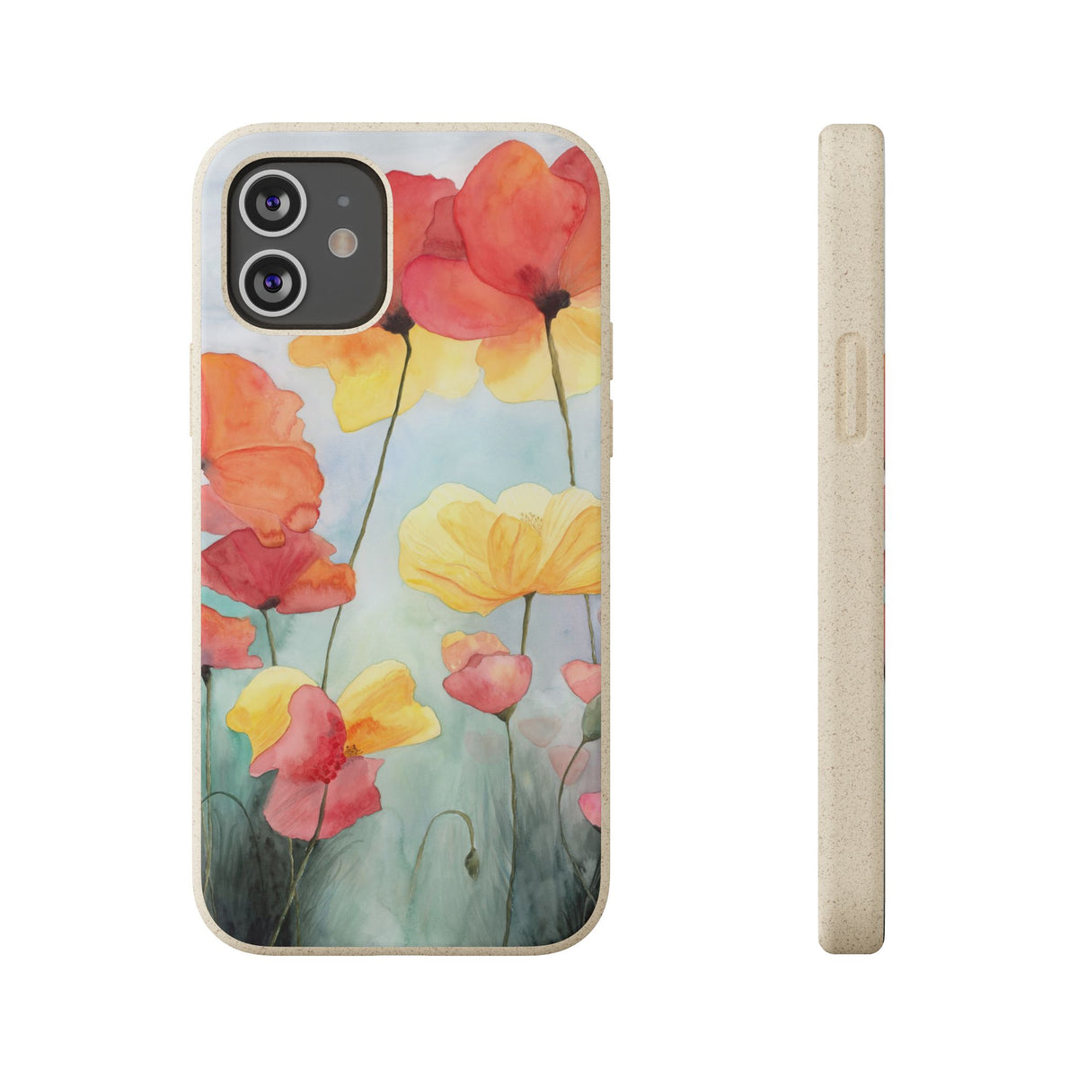 Poppies Biodegradable iPhone Case