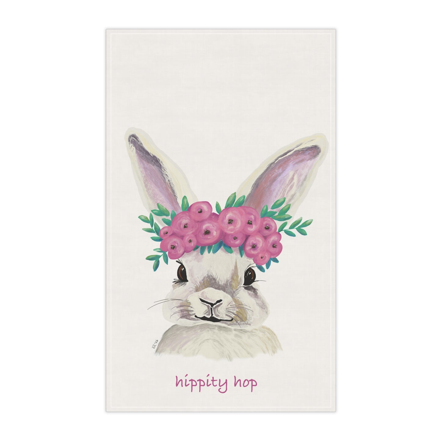 Bunny Tea Towel
