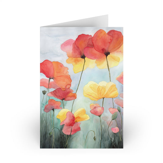 Poppies Greeting Card
