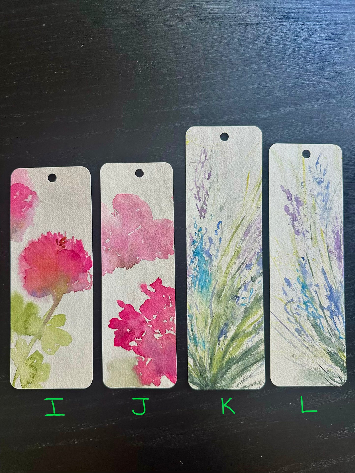HAND PAINTED Watercolor Bookmark - unique gift