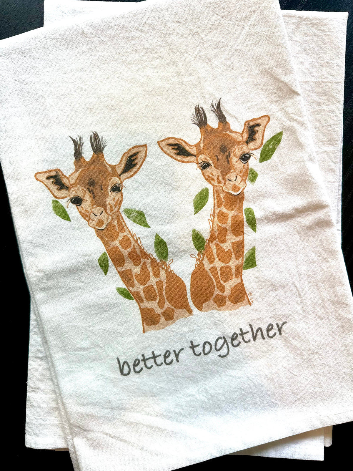 Kitchen Flour Sack Towels - 6 whimsical designs to choose from