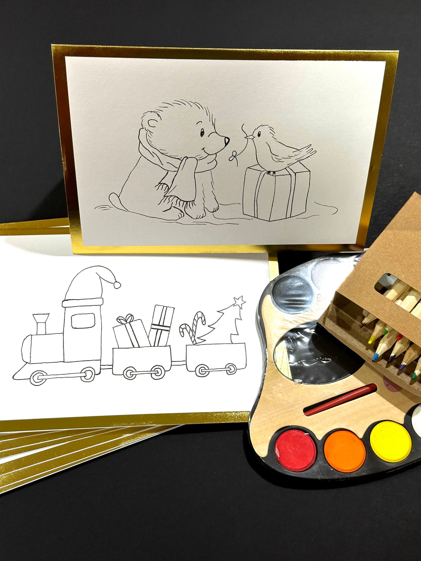 Advent Countdown to Christmas Notecards