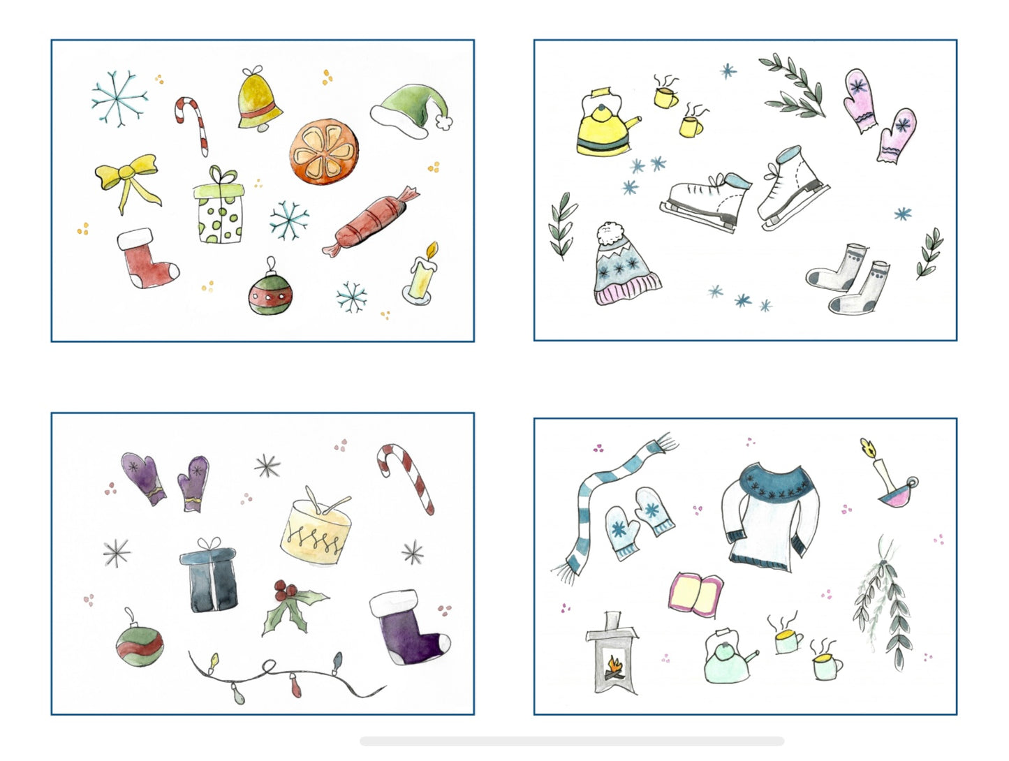 Winter Whimsy Notecards