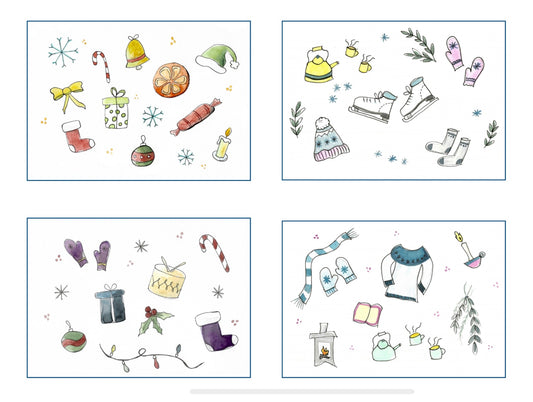 Winter Whimsy Notecards