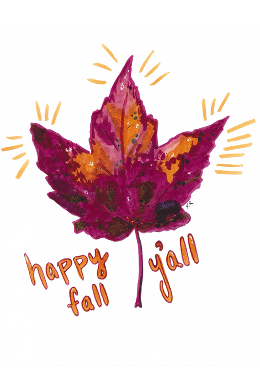 Fall Ya'll Notecards