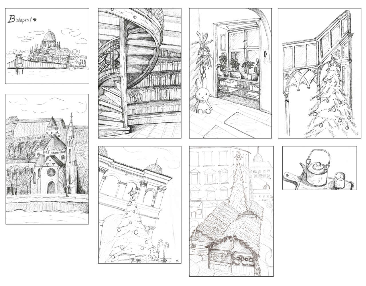 Budapest Travelogue - Notecards or Postcards