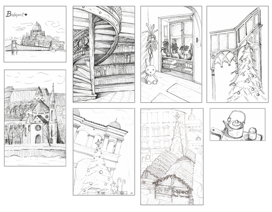 Budapest Travelogue - Notecards or Postcards